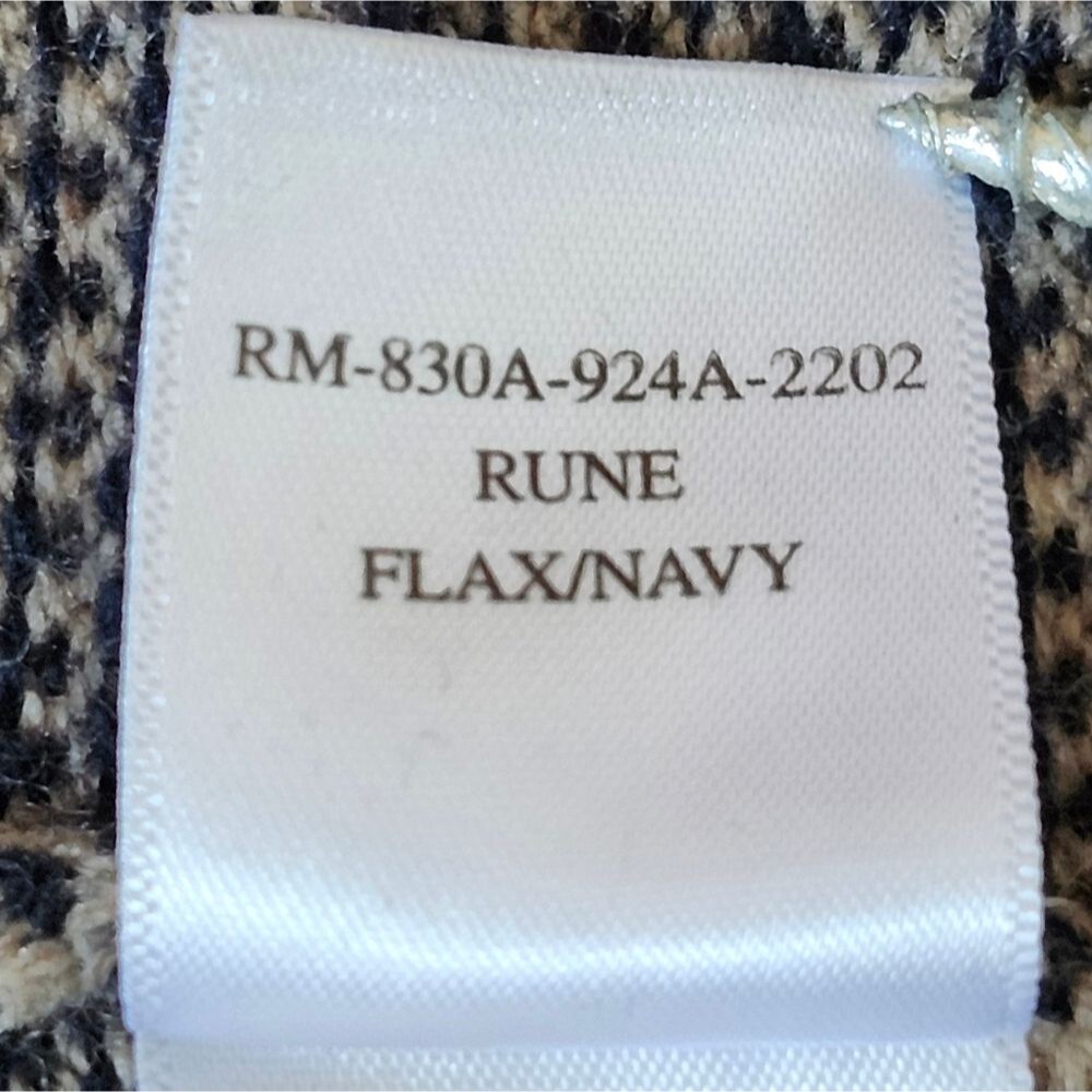 Rails Navy And Flax Tan Rune Wool Blend Sweater. … - image 5